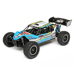 Click here to learn more about the Losi TENACITY Desert Buggy, AVC, Blue/Ylw: 1/10 4WD RTR.
