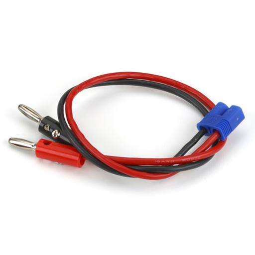 E-flite EC3 Device Charge Lead with 12" Wire & Jacks,16AWG