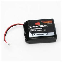 Click here to learn more about the Spektrum 4000mAh LiPo Transmitter Battery: DX8, DX9.