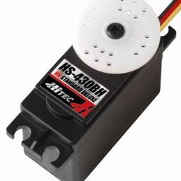 Click here to learn more about the Hitec RCD Inc. Standard High Voltage Deluxe Servo HS-430BH.