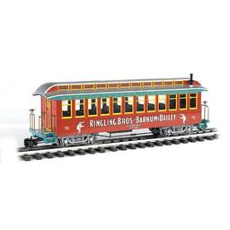 Click here to learn more about the Bachmann Industries G Coach, Ringling Bros/Jackson Sharp #73.