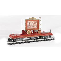 Click here to learn more about the Bachmann Industries G Flat Car, Ringling Bros/Lady Artists #108.