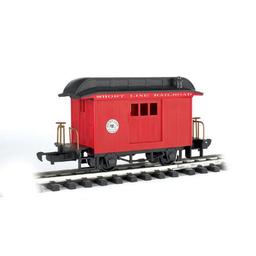 Click here to learn more about the Bachmann Industries G Li''l Big Haulers Baggage Car, Short Line/Red.