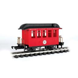 Click here to learn more about the Bachmann Industries G Li''l Big Haulers Coach Car, Short Line/Red.