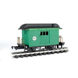 Click here to learn more about the Bachmann Industries G Li''l Big Haulers Baggage Car, Short Line/Green.