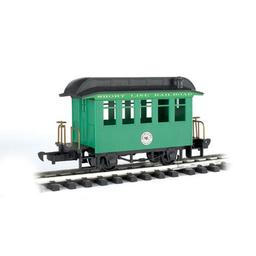 Click here to learn more about the Bachmann Industries G Li''l Big Haulers Coach Car, Short Line/Green.