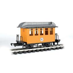 Click here to learn more about the Bachmann Industries G Li''l Big Haulers Coach Car, Short Line/Yellow.