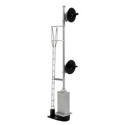 Click here to learn more about the BLMA MODELS HO Searchlight 2-Head Signal/Ladder/Base, Lighted.