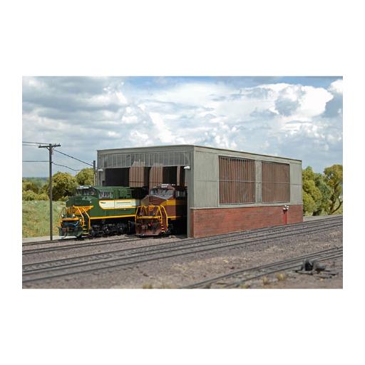 Bachmann Industries HO Double Stall Shed