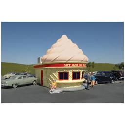 Click here to learn more about the Bachmann Industries HO Ice Cream Stand, Chocolate.