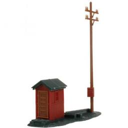 Click here to learn more about the Atlas Model Railroad HO KIT Telephone Shanty & Pole.