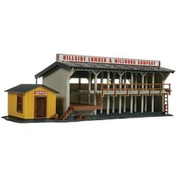 Click here to learn more about the Atlas Model Railroad HO KIT Lumber Yard & Office.