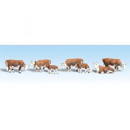 Click here to learn more about the Woodland Scenics HO Hereford Cows.