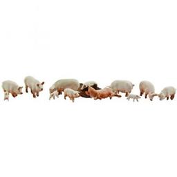Click here to learn more about the Woodland Scenics HO Yorkshire Pigs.