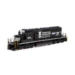 Click here to learn more about the Athearn HO RTR SD40-2 w/DCC & Sound, NS #3500.