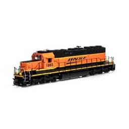 Click here to learn more about the Athearn HO RTR SD39-2 w/DCC & Sound, BNSF/Wedge #1883.