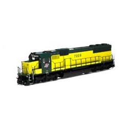 Click here to learn more about the Athearn HO RTR SD50 w/DCC & Sound, C&NW/Zito Yellow #7009.