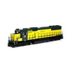 Click here to learn more about the Athearn HO RTR SD50 w/DCC & Sound, C&NW/Zito Yellow #7014.