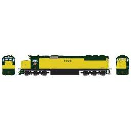Click here to learn more about the Athearn HO RTR SD50 w/DCC & Sound, C&NW/Zito Yellow #7029.