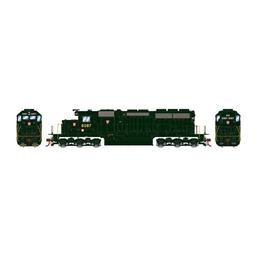 Click here to learn more about the Athearn HO RTR SD40, PRR/Dark Green #6087.