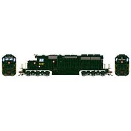 Click here to learn more about the Athearn HO RTR SD40 w/DCC & Sound, PRR/Dark Green #6087.