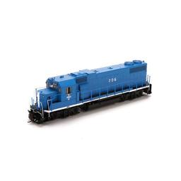 Click here to learn more about the Athearn HO GP38-2 w/DCC & Sound, B&M/Blue # 206.