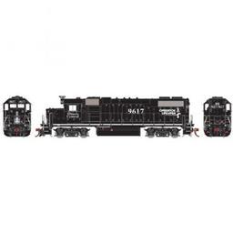 Click here to learn more about the Athearn HO GP38-2 PH I, IC/Black/Operation Lifesaver #9619.