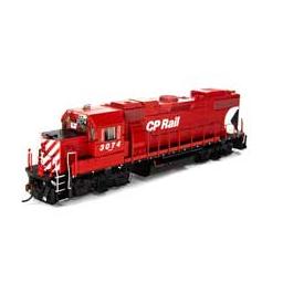 Click here to learn more about the Athearn HO GP38-2 GMD w/DCC & Sound, CPR #3074.