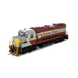 Click here to learn more about the Athearn HO GP38-2 GMD w/DCC & Sound,CPR/Maroon & Grey#3084.