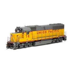 Click here to learn more about the Athearn HO GP50 Phase 1, UP/Yellow & Grey #78.
