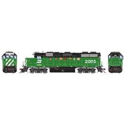 Click here to learn more about the Athearn HO GP38-2, BN/Pacific Pride II #2085.