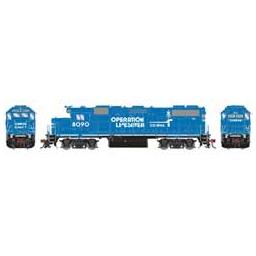 Click here to learn more about the Athearn HO GP38-2 w/DCC & Sound, CR/OLS #8090.