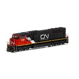 Click here to learn more about the Athearn HO SD75I, CN/Web Address Logo #5761.