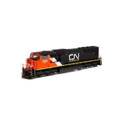 Click here to learn more about the Athearn HO SD75I, CN/Web Address Logo #5763.