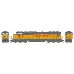 Click here to learn more about the Athearn HO SD70M, UP/Yellow ex SP w/ PTC #3978.