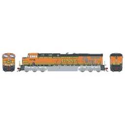 Click here to learn more about the Athearn HO ES44DC, BNSF/Faded H1 #7716.