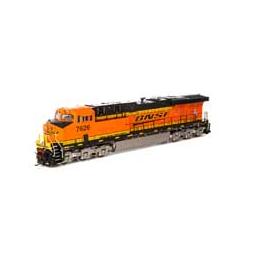 Click here to learn more about the Athearn HO ES44DC w/DCC & Sound, BNSF/H2 #7626.