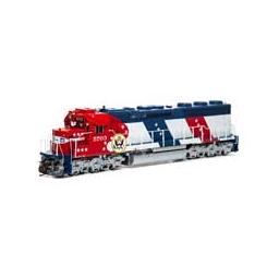 Click here to learn more about the Athearn HO SD45-2 w/DCC & Sound, SF/Bicentennial #5703.