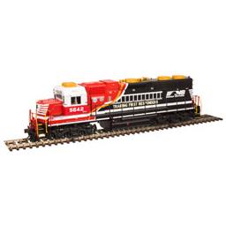 Click here to learn more about the Atlas Model Railroad HO GP38, NS/First Responders #5642.
