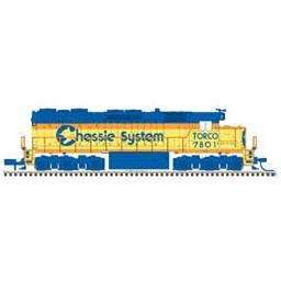 Click here to learn more about the Atlas Model Railroad HO SD35 w/DCC& Sound, CHSY/TORCO #7801.