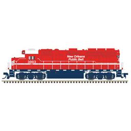 Click here to learn more about the Atlas Model Railroad HO GP40, New Orleans Public Belt #3002.