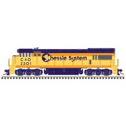 Click here to learn more about the Atlas Model Railroad HO U23B, C&O/Chessie #2309.