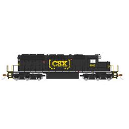 Click here to learn more about the Bachmann Industries HO SD40-2 w/DCC, CSX/Black.