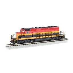 Click here to learn more about the Bachmann Industries HO SD40-2 w/DCC & Sound Value, KCS.