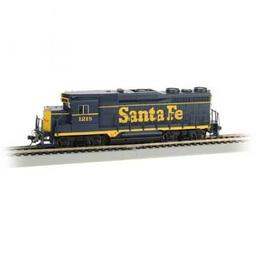 Click here to learn more about the Bachmann Industries HO GP30 w/DCC & Sound Value, SF/Blue/Yellow #1218.