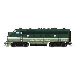 Click here to learn more about the Broadway Limited Imports HO F7 A/B Phase I w/DCC & Paragon 3,NP#6510A/6510B.