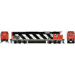 Click here to learn more about the Bowser Manufacturing Co., Inc. HO M636 w/DCC & Sound, CN/Sergeant Stripe #2323.