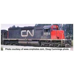 Click here to learn more about the Bowser Manufacturing Co., Inc. HO SD40, CN/Noodle/Red/Black #5000.