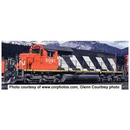 Click here to learn more about the Bowser Manufacturing Co., Inc. HO SD40, CN/Sergent Stripe #5089.