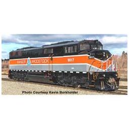 Click here to learn more about the Bowser Manufacturing Co., Inc. HO SD40-2F, BAR #9017.
